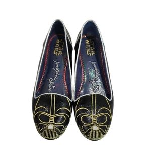 Star Wars Black & Gold Darth Vader Flats by Irregular Choice